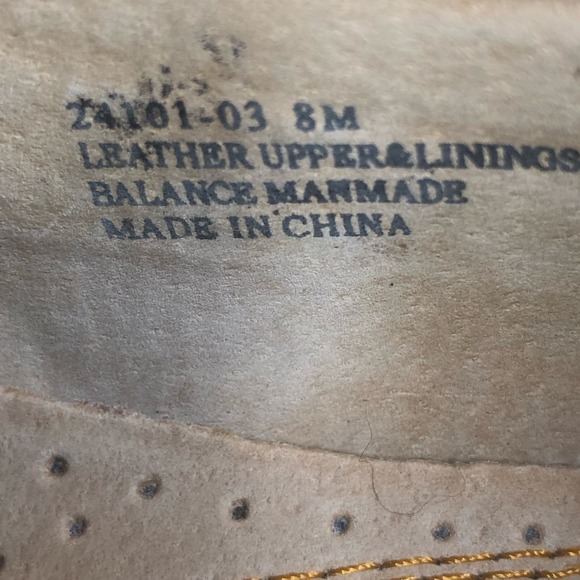 Stacy Adams Never Worn Mens Saddle Brown Lace Up Sq Toe Oxfords Size 8M 24101-03 - Picture 8 of 9